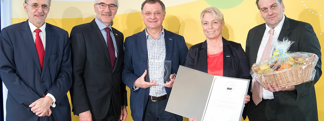 Verleihung BGF Gütesiegen Verleihung BGF Gütesiegen
